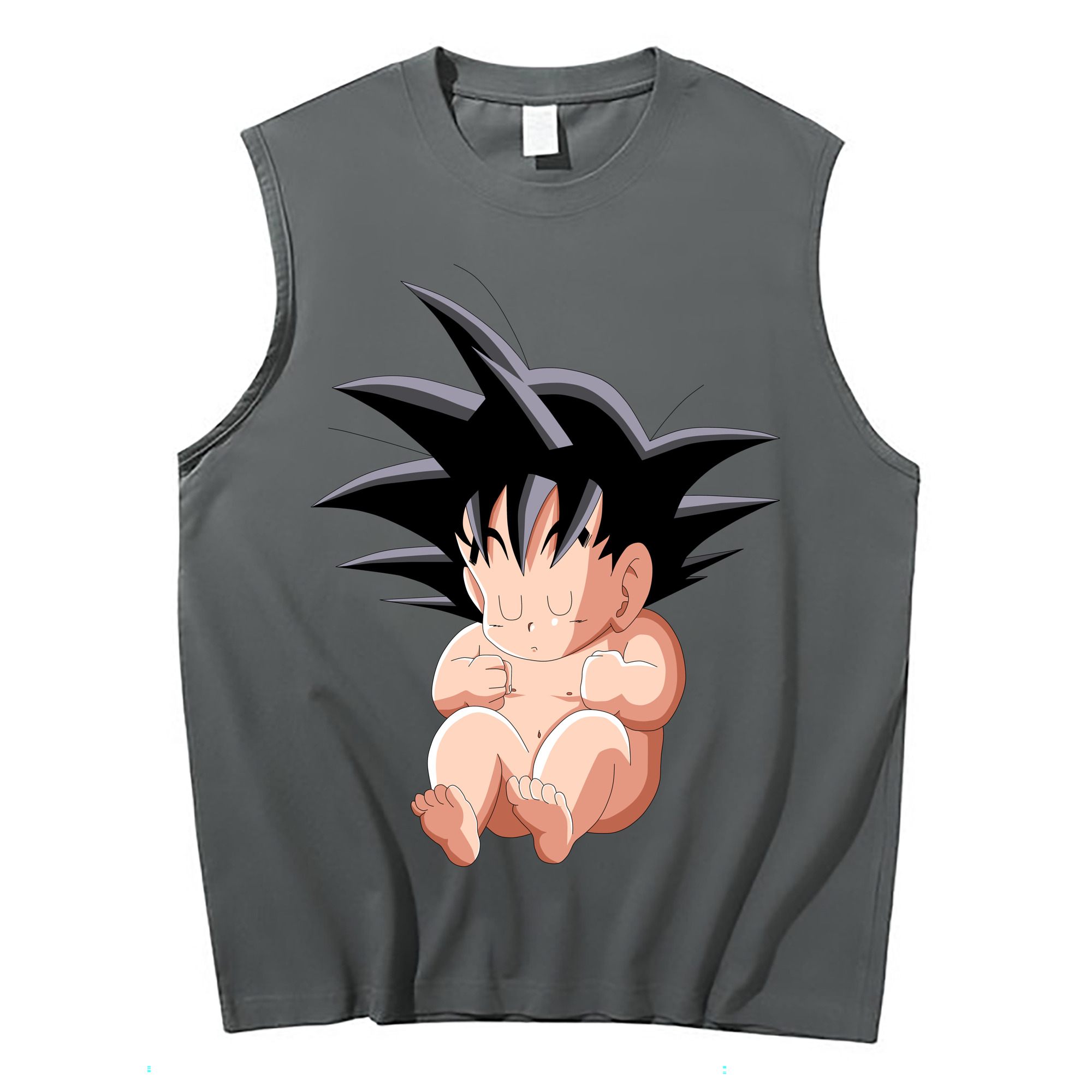 （画像用） ドラゴンボール 孫悟空（そん ごくう）Son Goku カカロット DRAGON BALL Kakarotto コットン100％タンクトップ（フロントプリント）